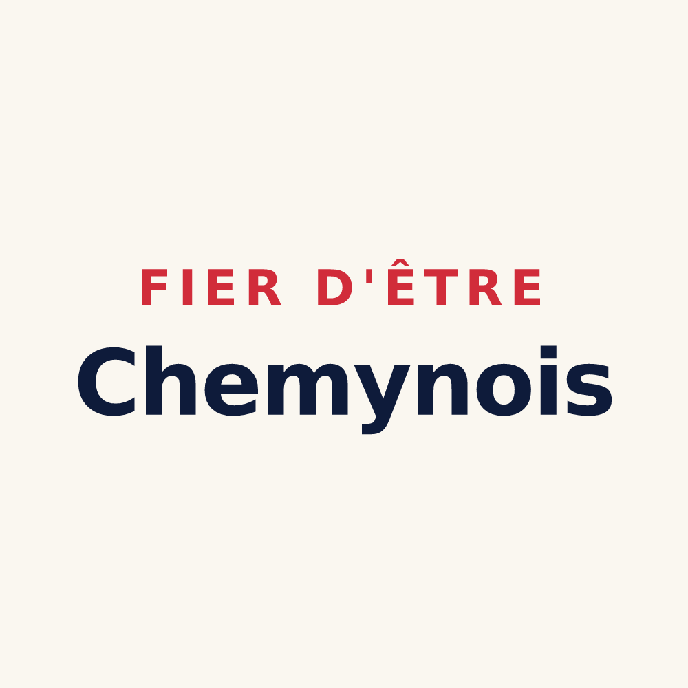 Tasse « Fier d'être Chemynois » — design pour Chemy
