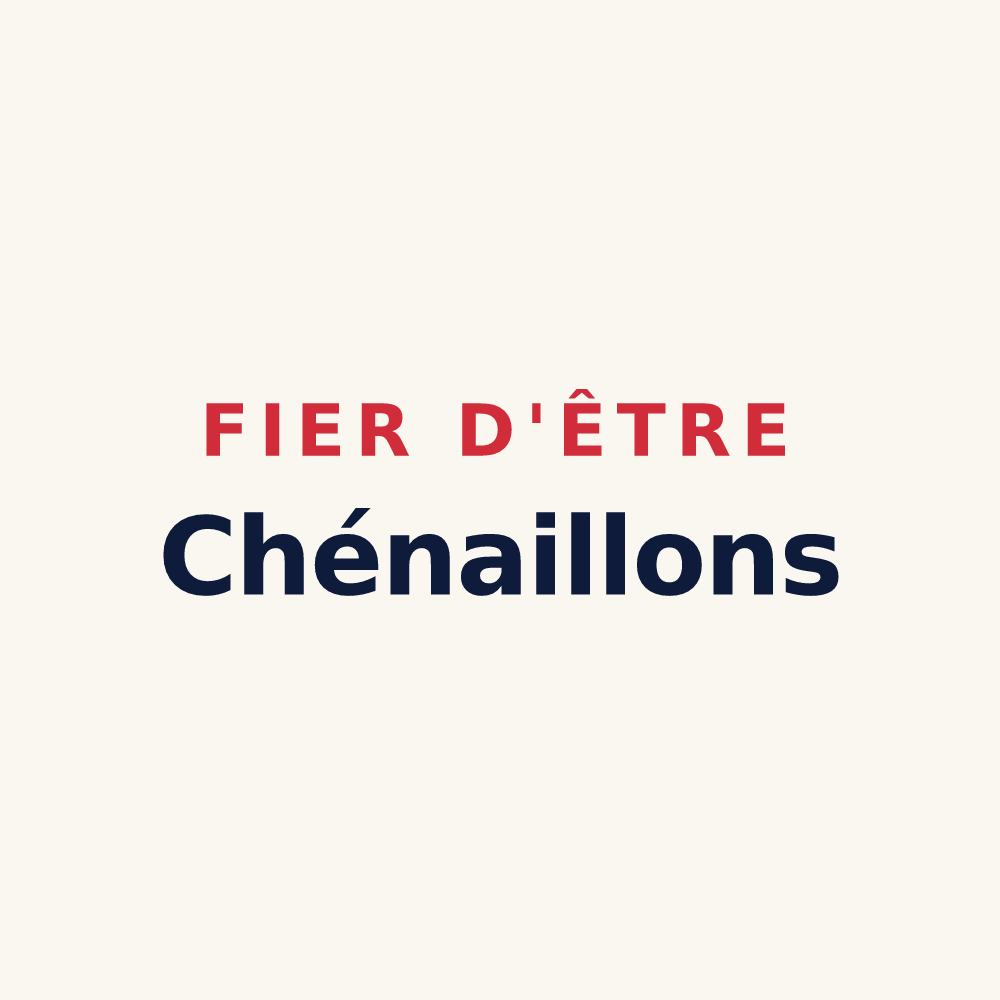 Tasse « Fier d'être Chénaillons » — design pour Chénas