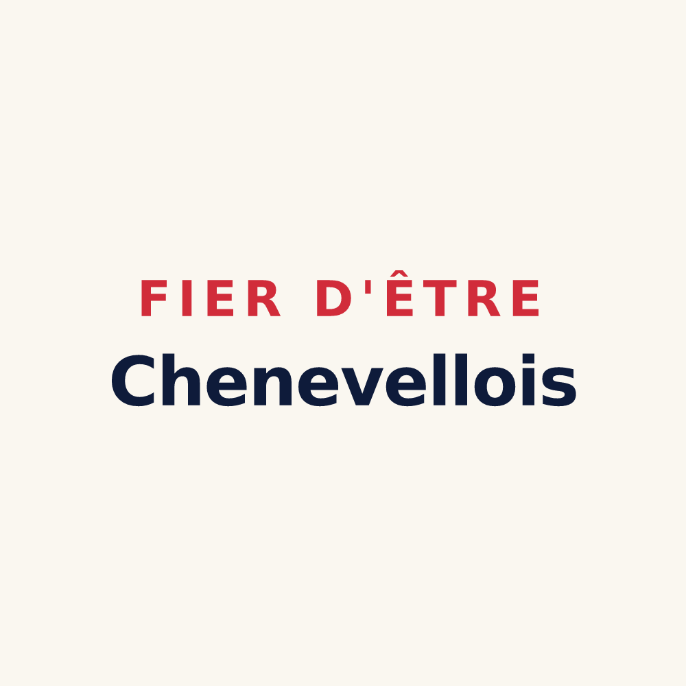 Tasse « Fier d'être Chenevellois » — design pour Chenevelles