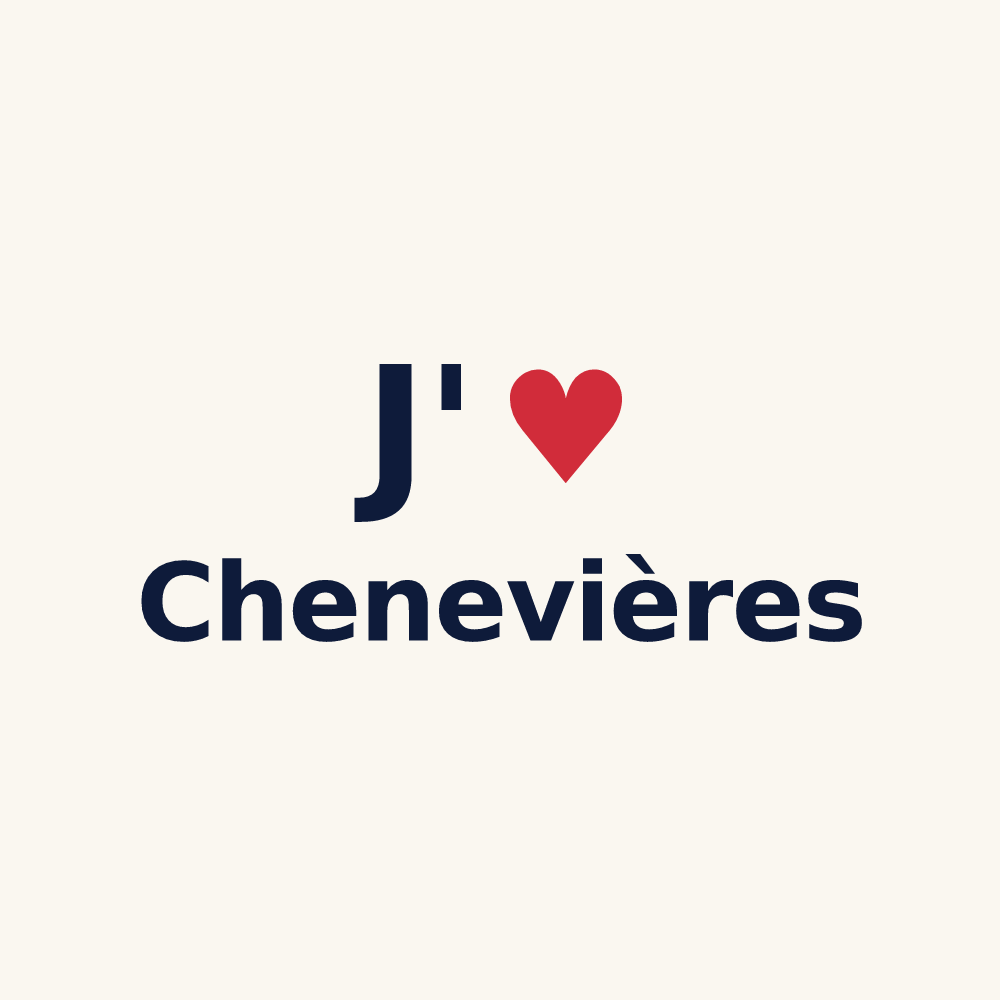 Tasse personnalisée Chenevières — design J'aime Chenevières
