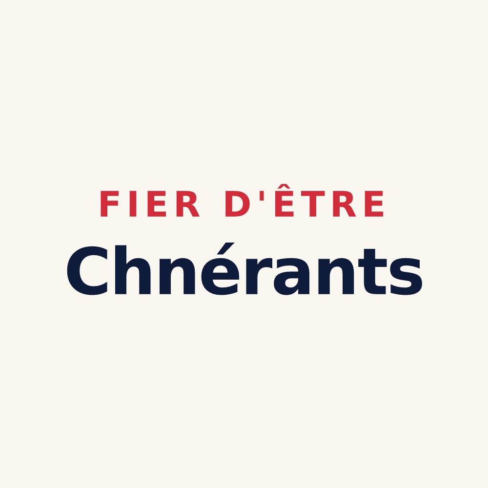Tasse « Fier d'être Chnérants » — design pour Cheniménil