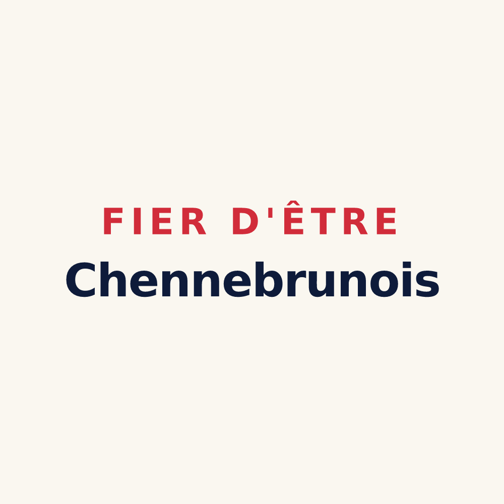 Tasse « Fier d'être Chennebrunois » — design pour Chennebrun