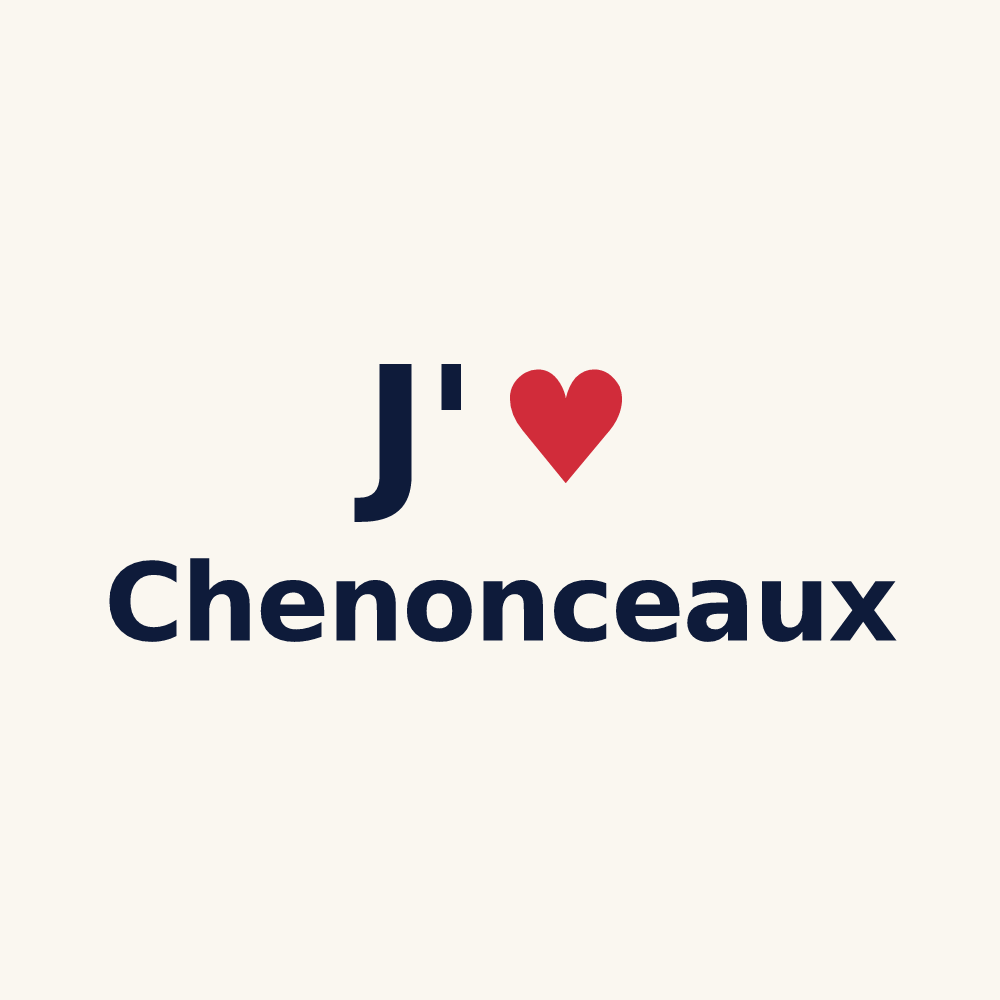 Tasse personnalisée Chenonceaux — design J'aime Chenonceaux