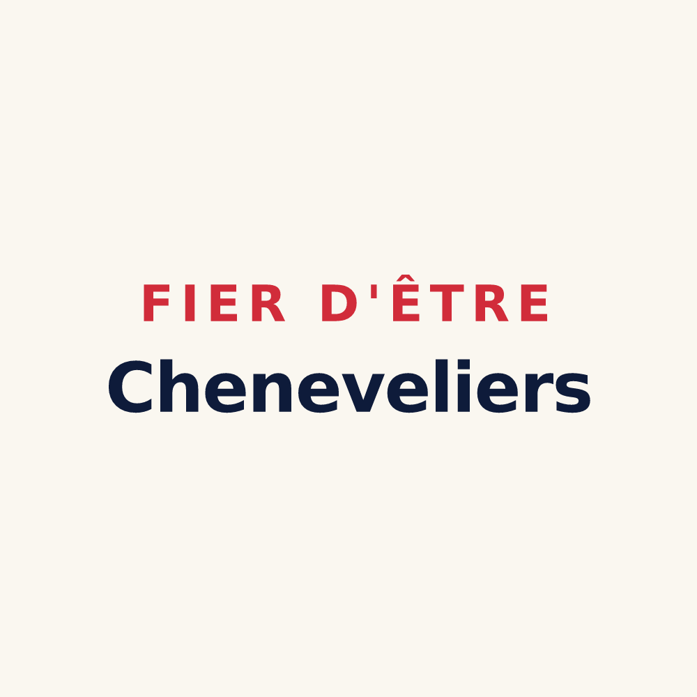 Tasse « Fier d'être Cheneveliers » — design pour Chenôve
