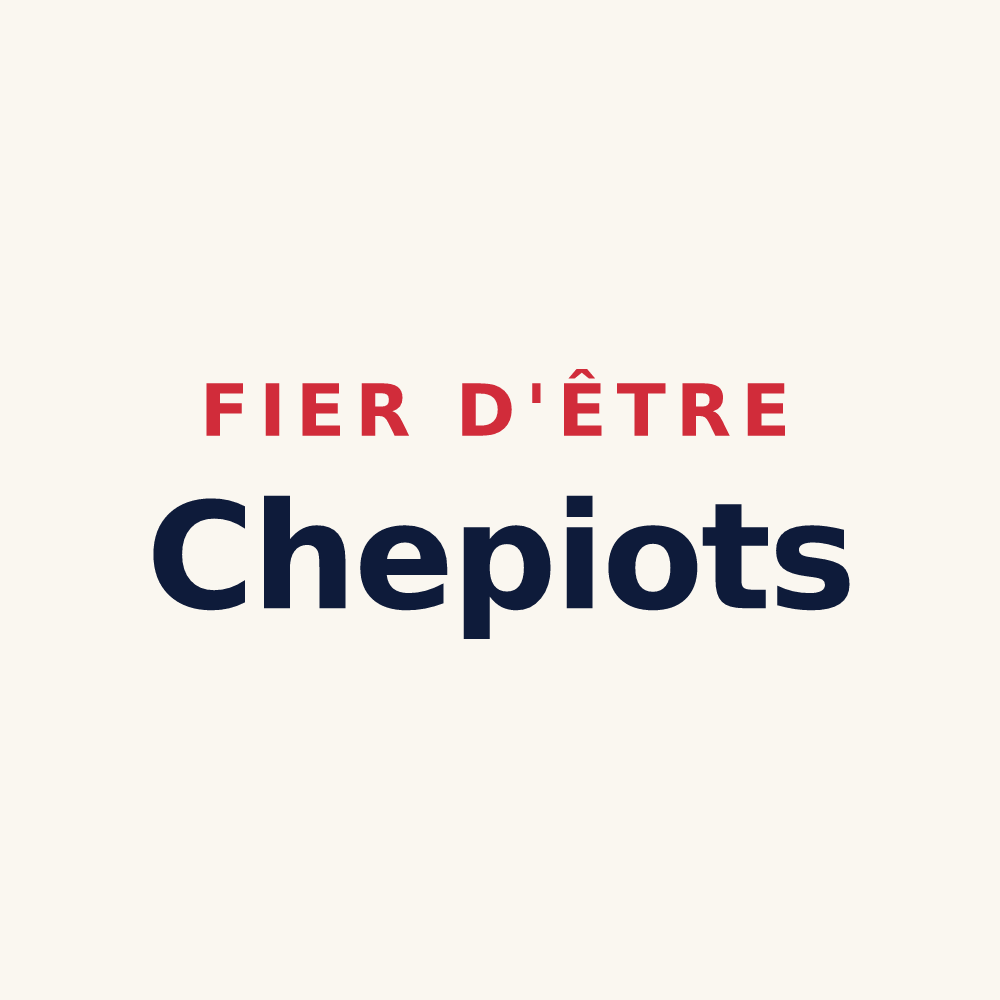 Tasse « Fier d'être Chepiots » — design pour Chepy
