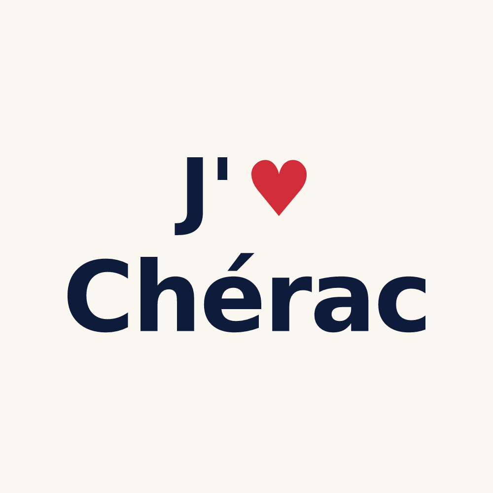 Tasse personnalisée Chérac — design J'aime Chérac