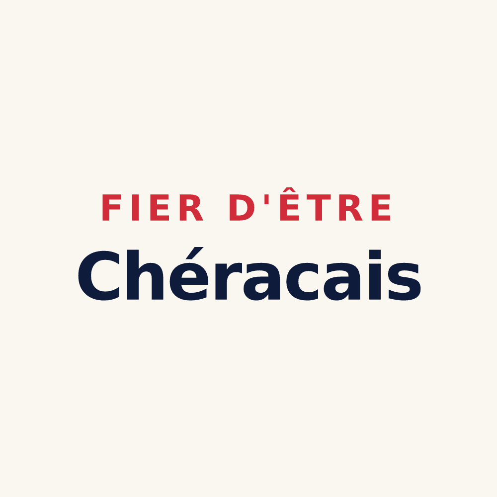 Tasse « Fier d'être Chéracais » — design pour Chérac