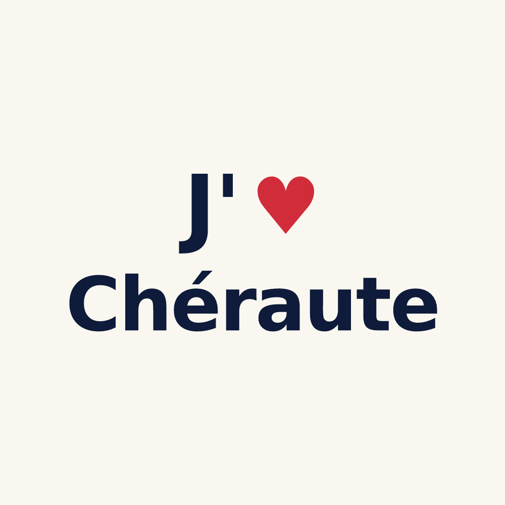 Tasse personnalisée Chéraute — design J'aime Chéraute