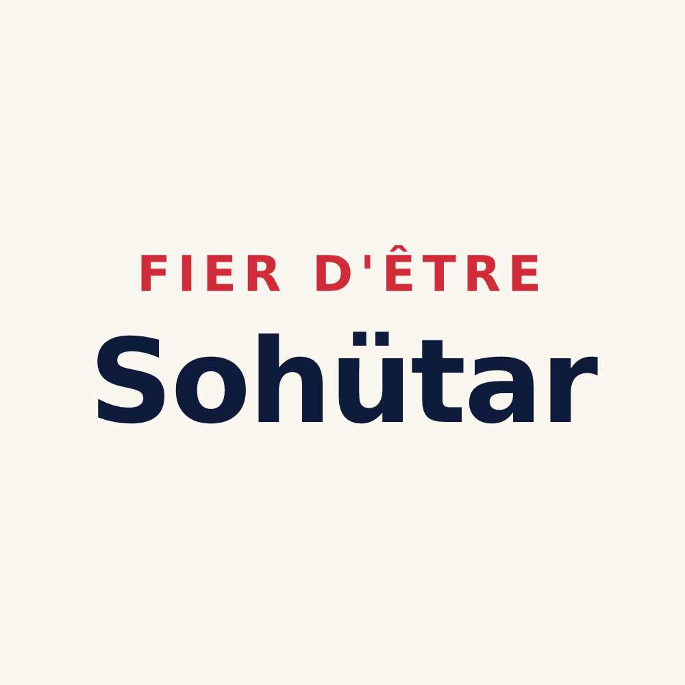 Tasse « Fier d'être Sohütar » — design pour Chéraute