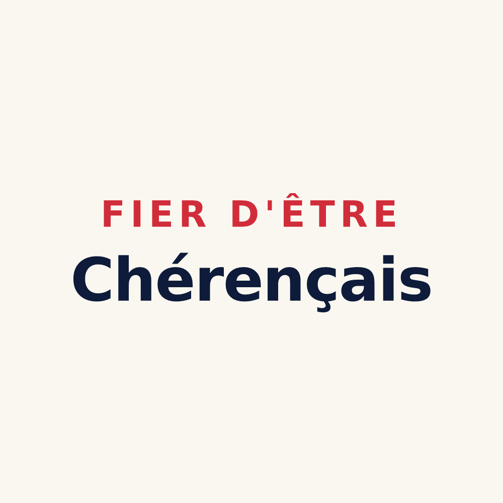 Tasse « Fier d'être Chérençais » — design pour Chérence