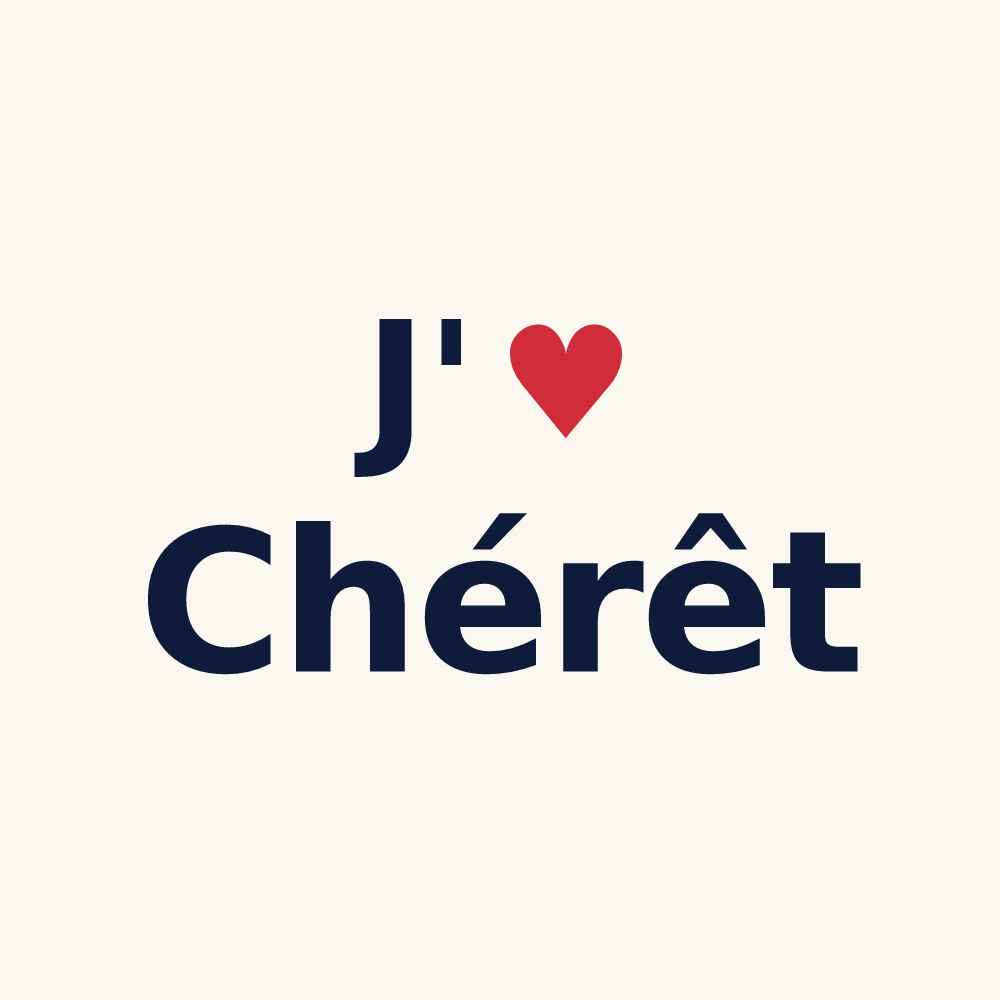 Tasse personnalisée Chérêt — design J'aime Chérêt