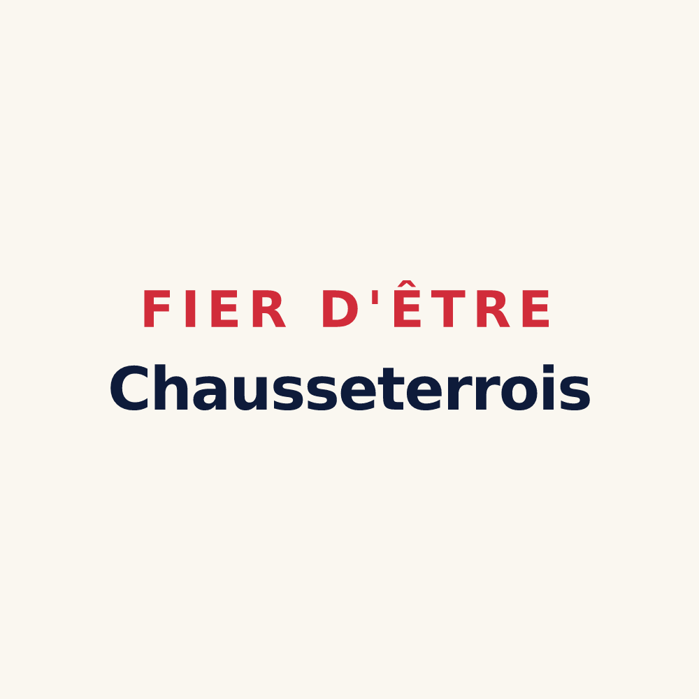 Tasse « Fier d'être Chausseterrois » — design pour Cherier