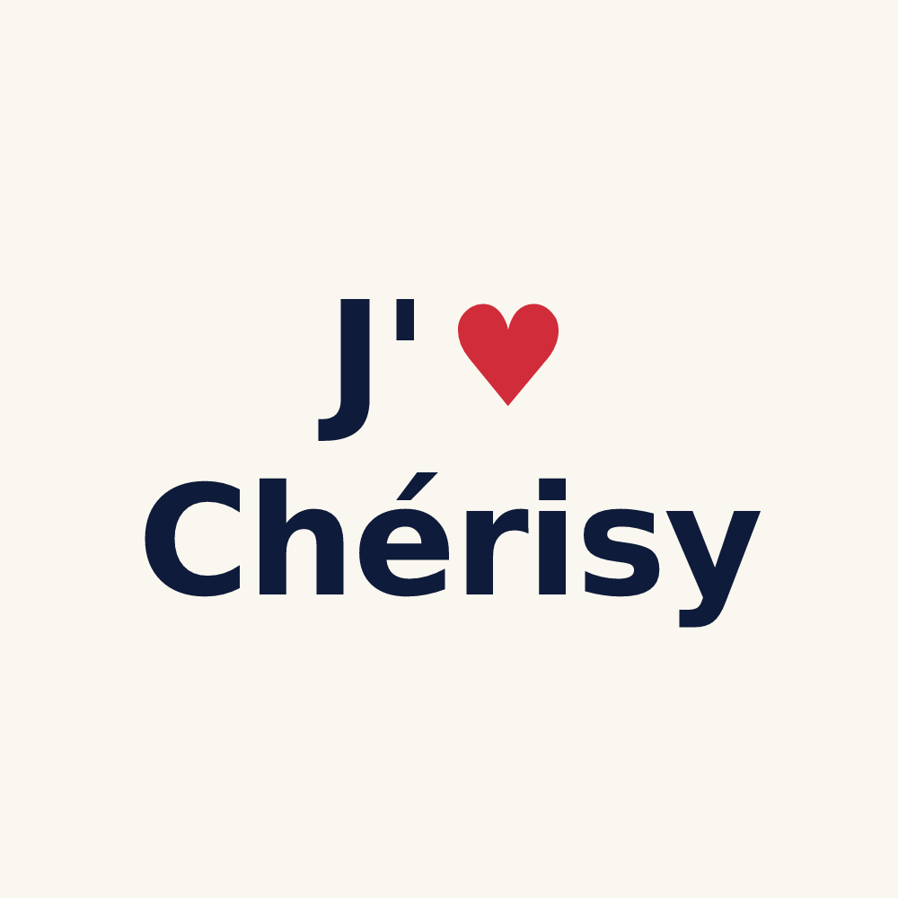 Tasse personnalisée Chérisy — design J'aime Chérisy