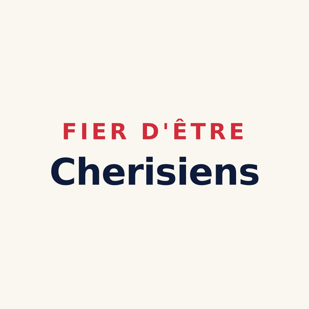 Tasse « Fier d'être Cherisiens » — design pour Cherisy