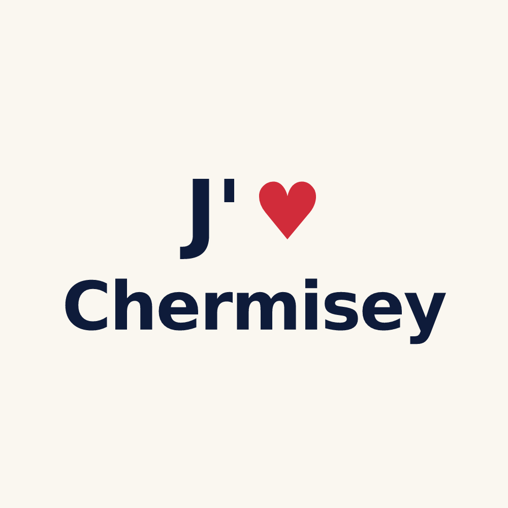 Tasse personnalisée Chermisey — design J'aime Chermisey
