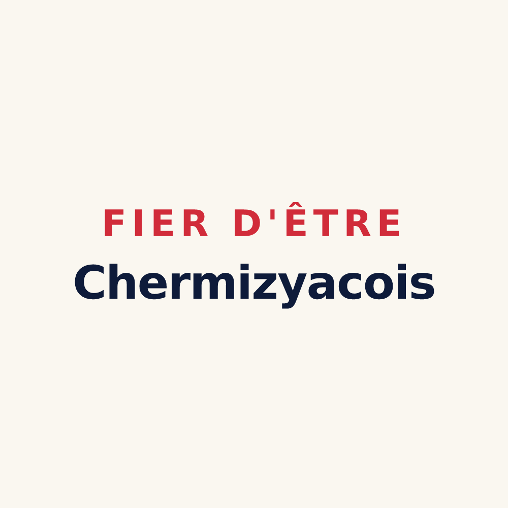 Tasse « Fier d'être Chermizyacois » — design pour Chermizy-Ailles