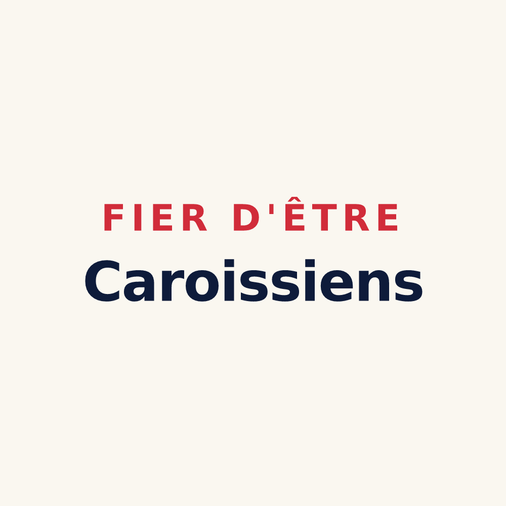 Tasse « Fier d'être Caroissiens » — design pour Chéroy