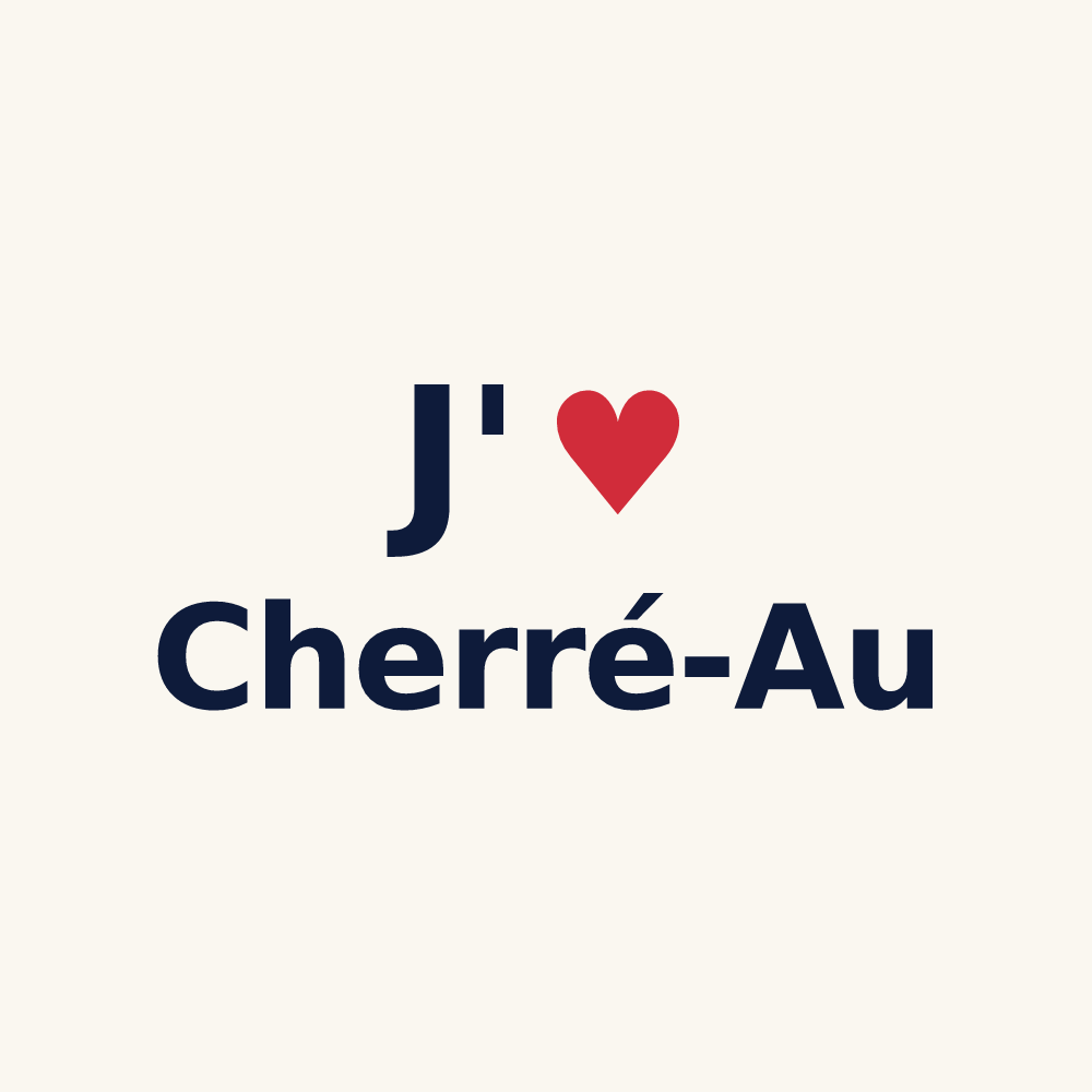 Tasse personnalisée Cherré-Au — design J'aime Cherré-Au