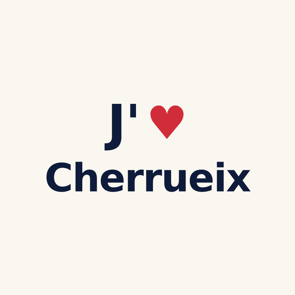 Tasse personnalisée Cherrueix — design J'aime Cherrueix