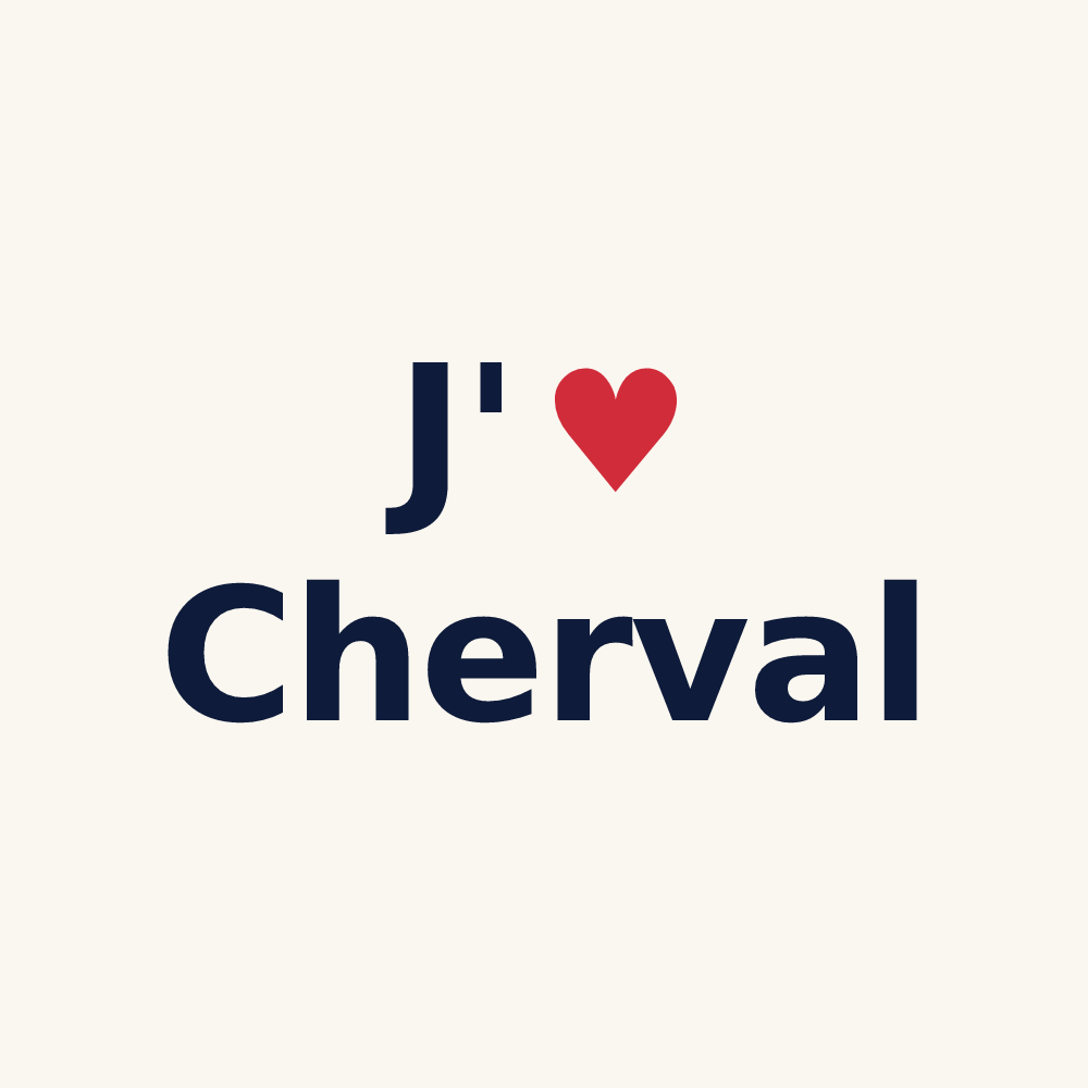 Tasse personnalisée Cherval — design J'aime Cherval