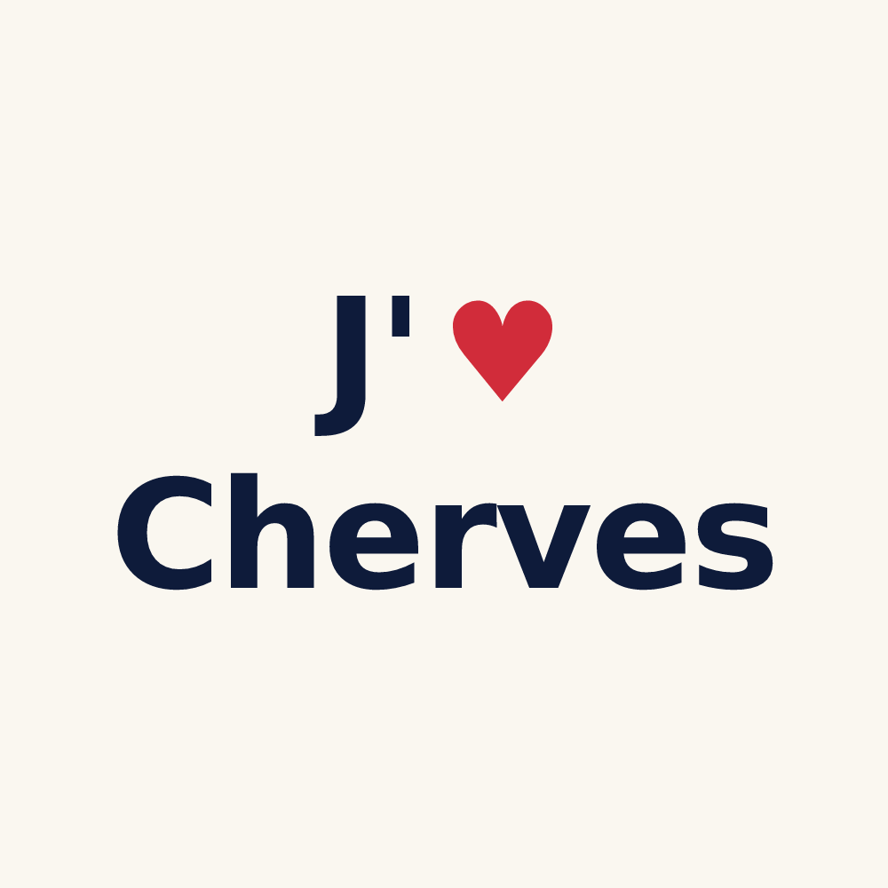 Tasse personnalisée Cherves — design J'aime Cherves