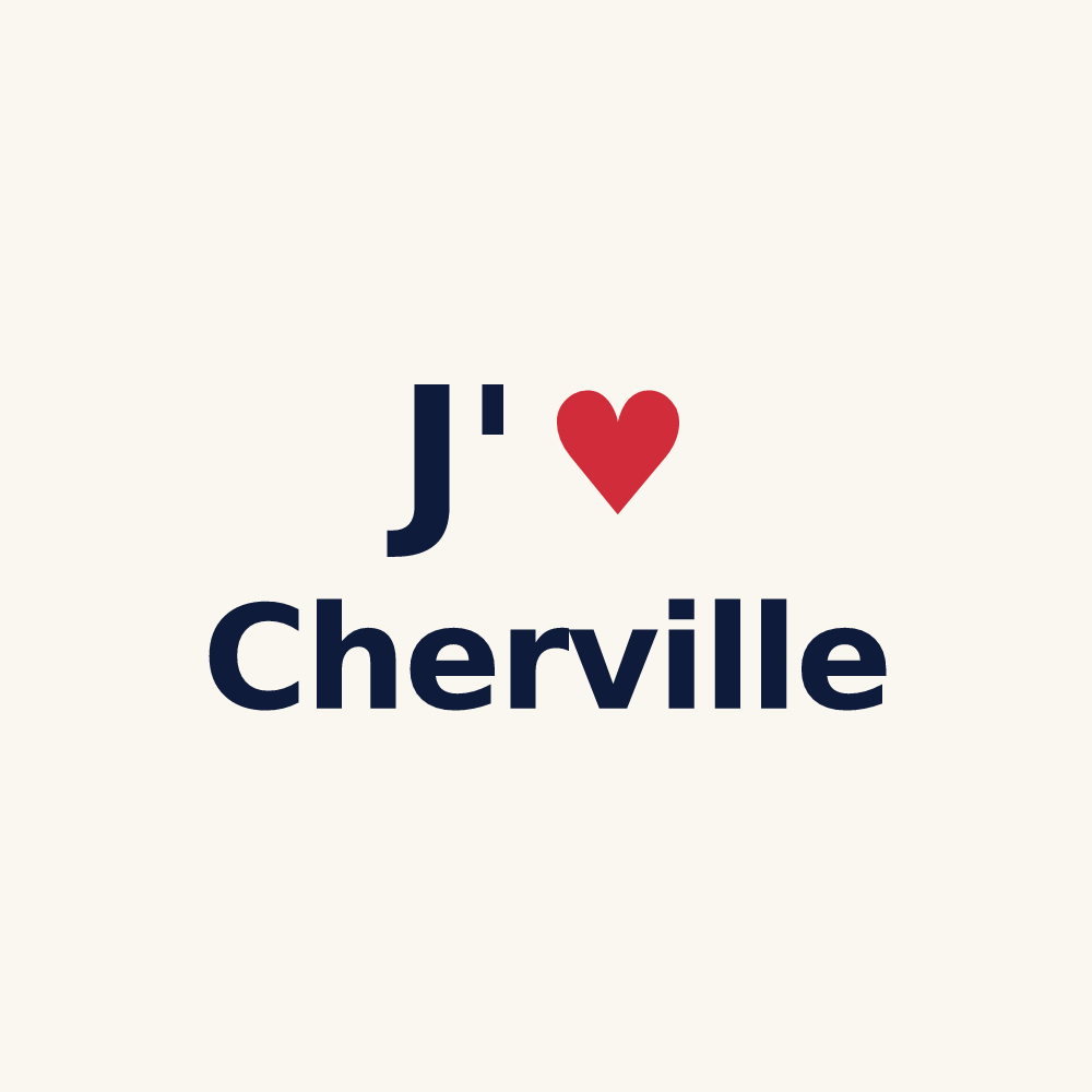 Tasse personnalisée Cherville — design J'aime Cherville