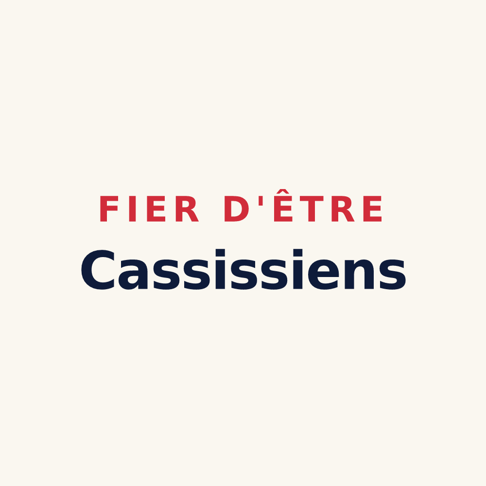 Tasse « Fier d'être Cassissiens » — design pour Chessy