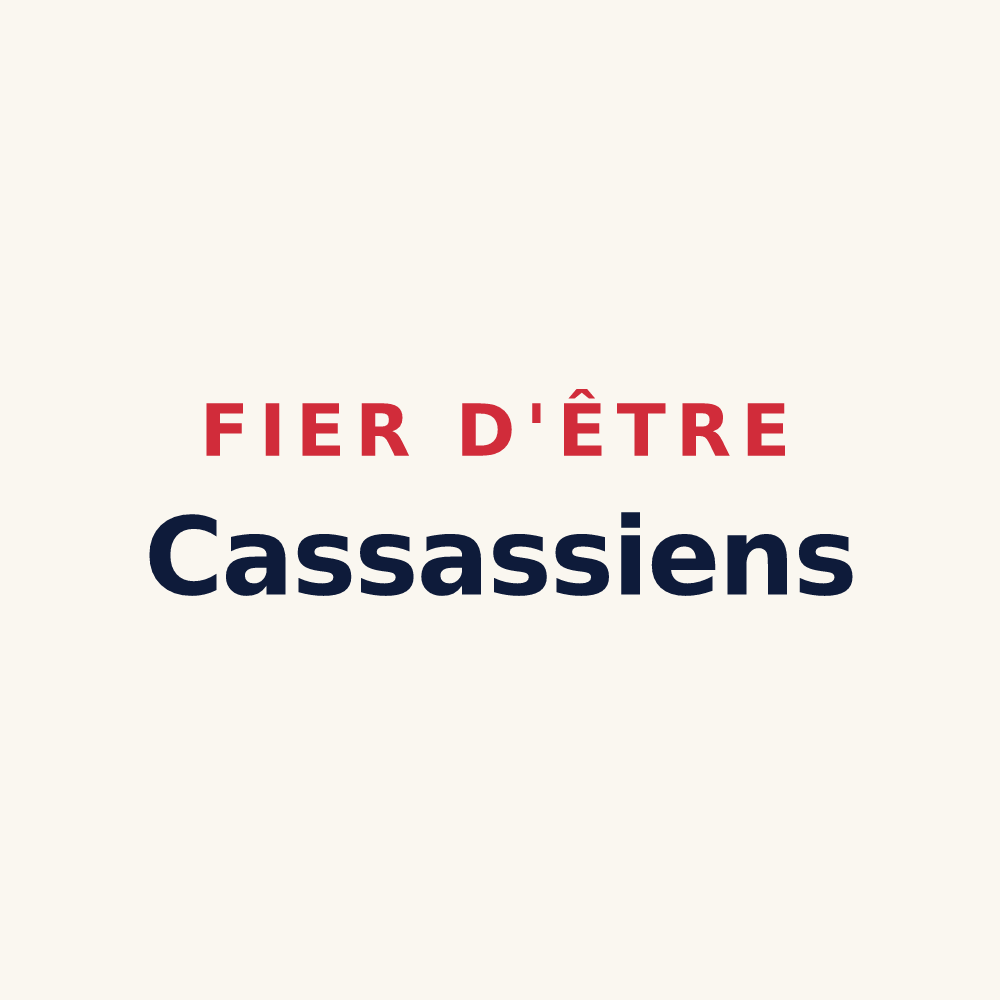 Tasse « Fier d'être Cassassiens » — design pour Chessy