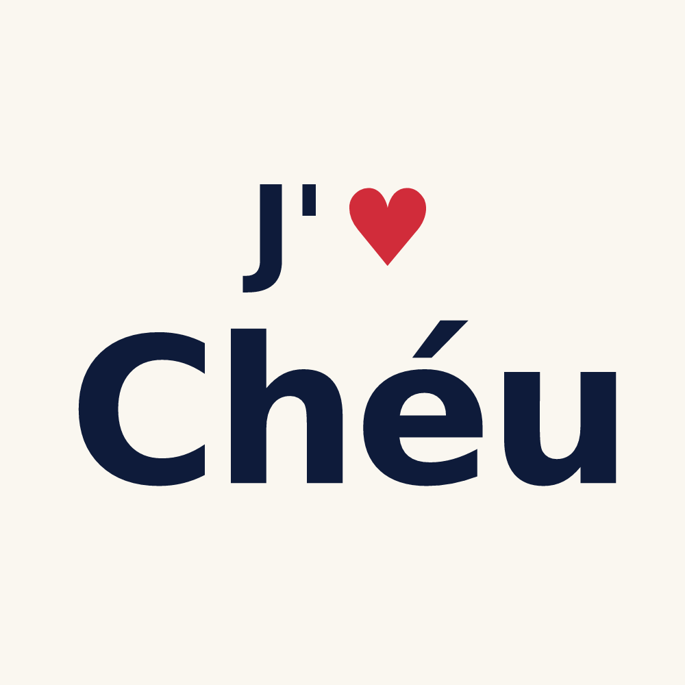 Tasse personnalisée Chéu — design J'aime Chéu