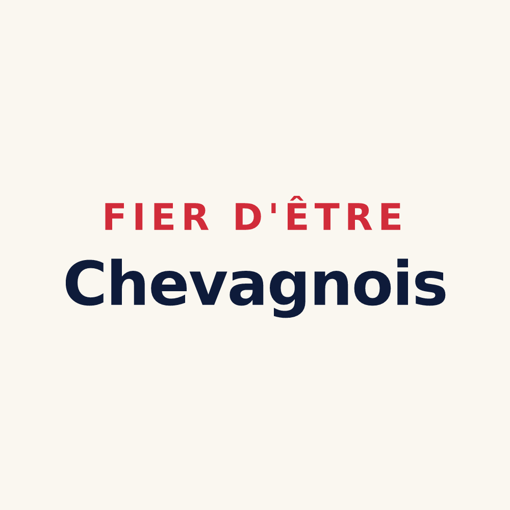 Tasse « Fier d'être Chevagnois » — design pour Chevagnes