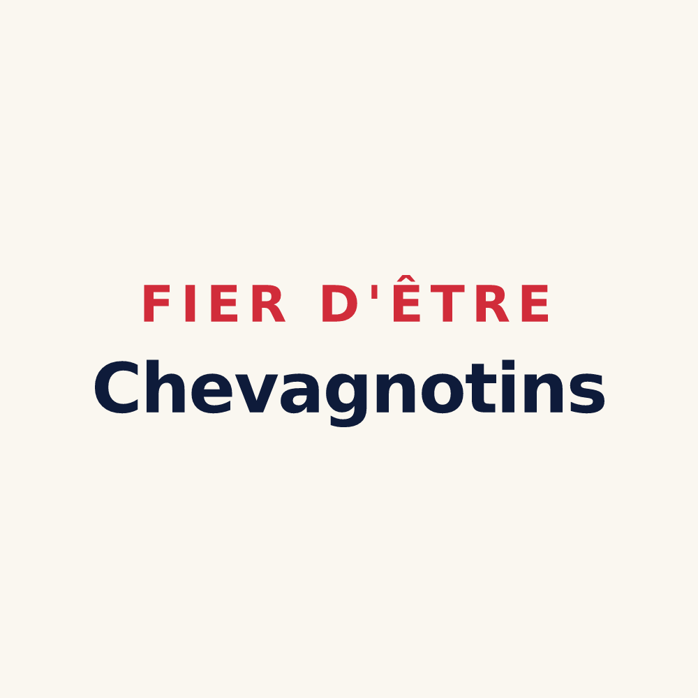Tasse « Fier d'être Chevagnotins » — design pour Chevagny-les-Chevrières