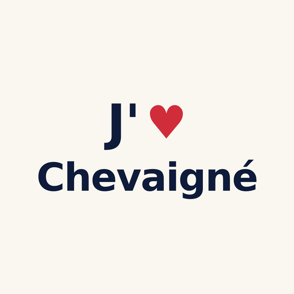 Tasse personnalisée Chevaigné — design J'aime Chevaigné