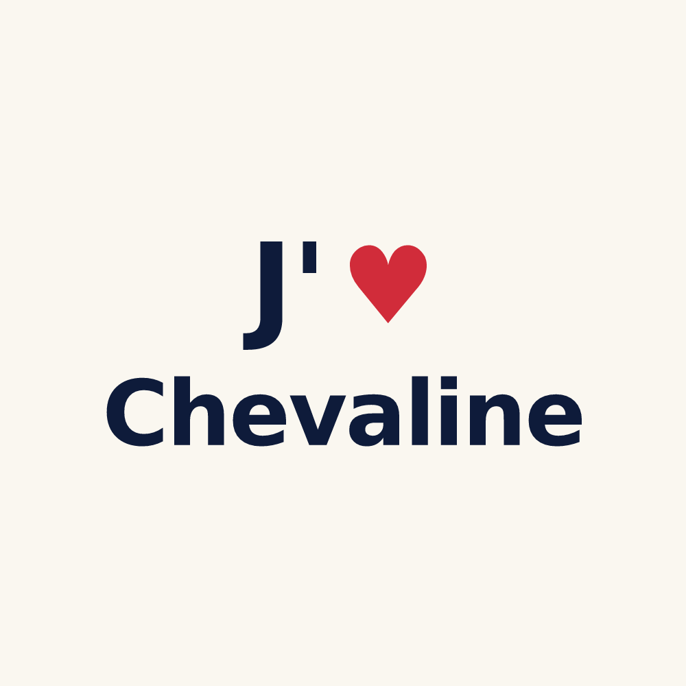 Tasse personnalisée Chevaline — design J'aime Chevaline