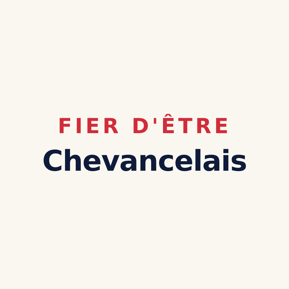 Tasse « Fier d'être Chevancelais » — design pour Chevanceaux