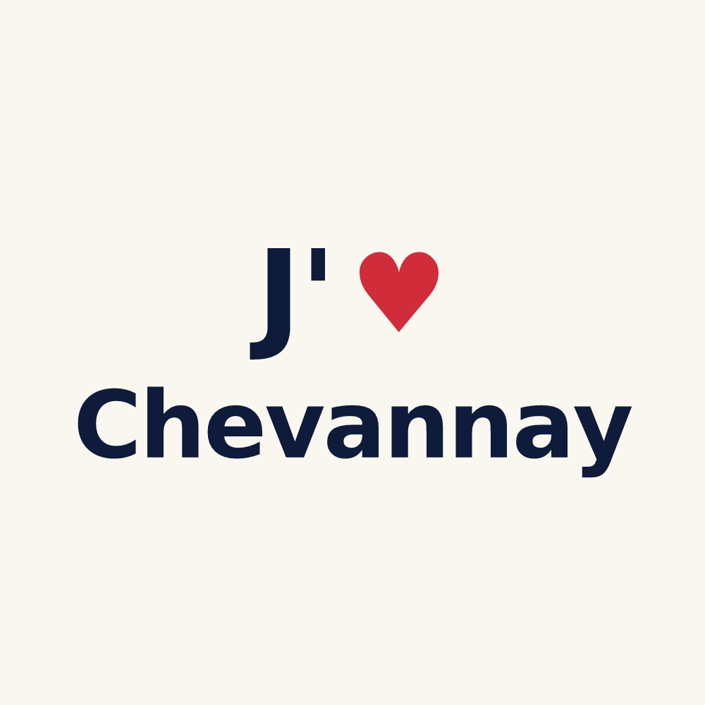Tasse personnalisée Chevannay — design J'aime Chevannay