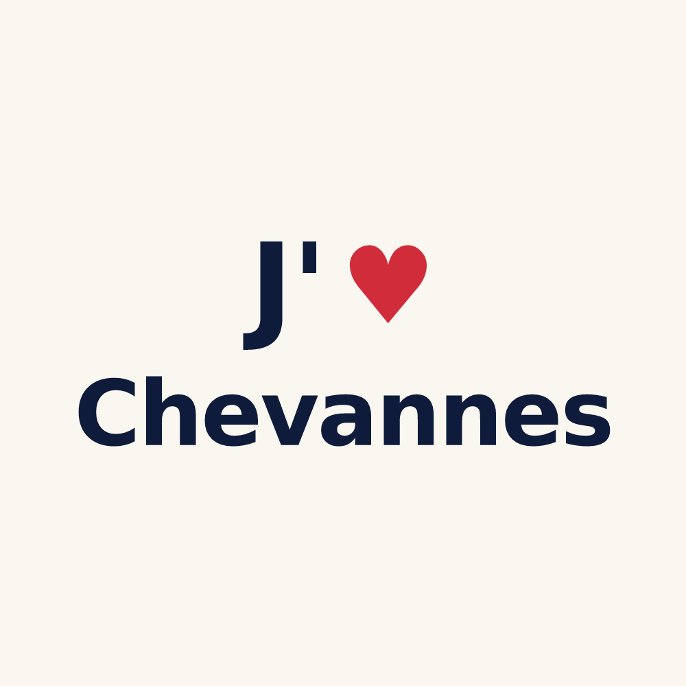 Tasse personnalisée Chevannes — design J'aime Chevannes