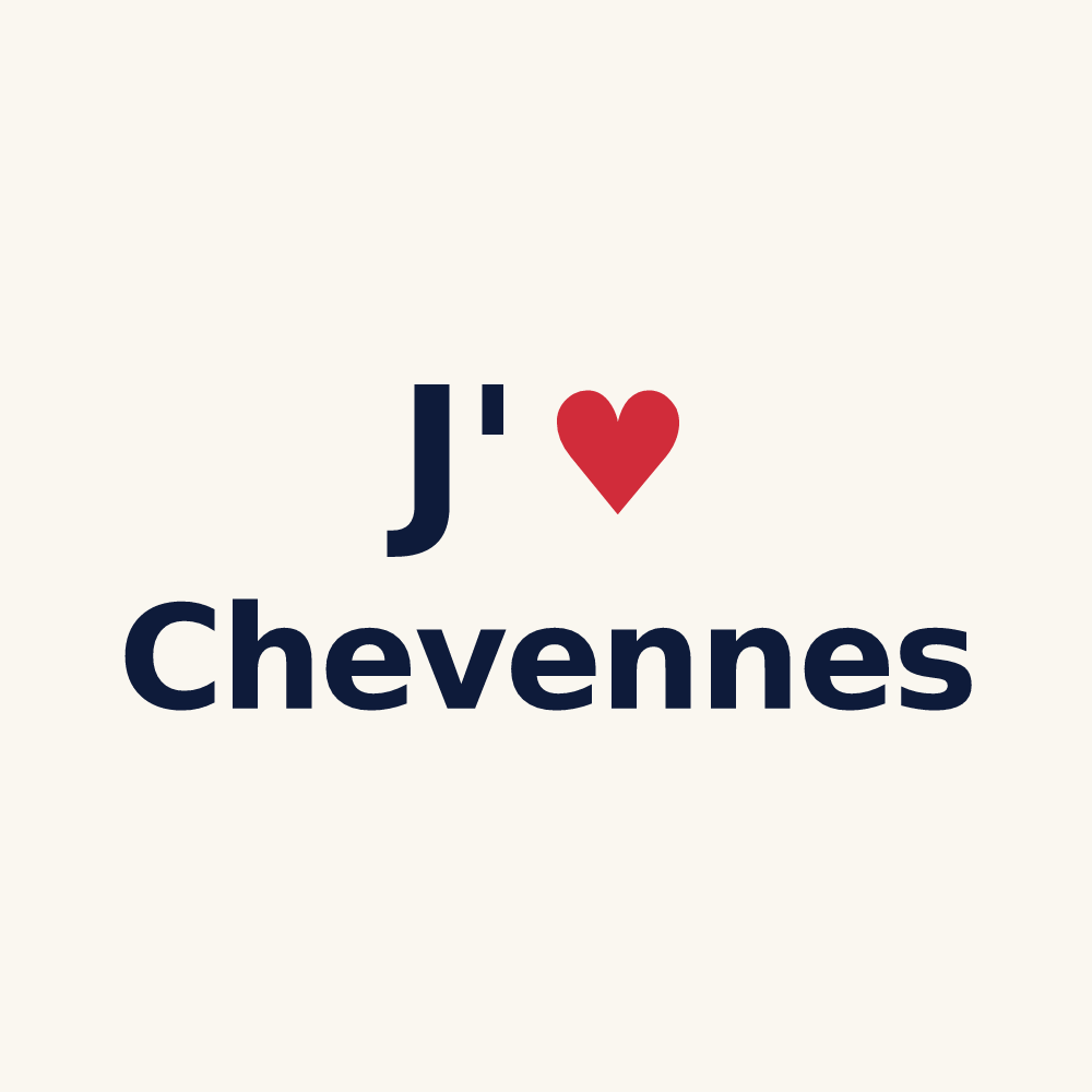 Tasse personnalisée Chevennes — design J'aime Chevennes