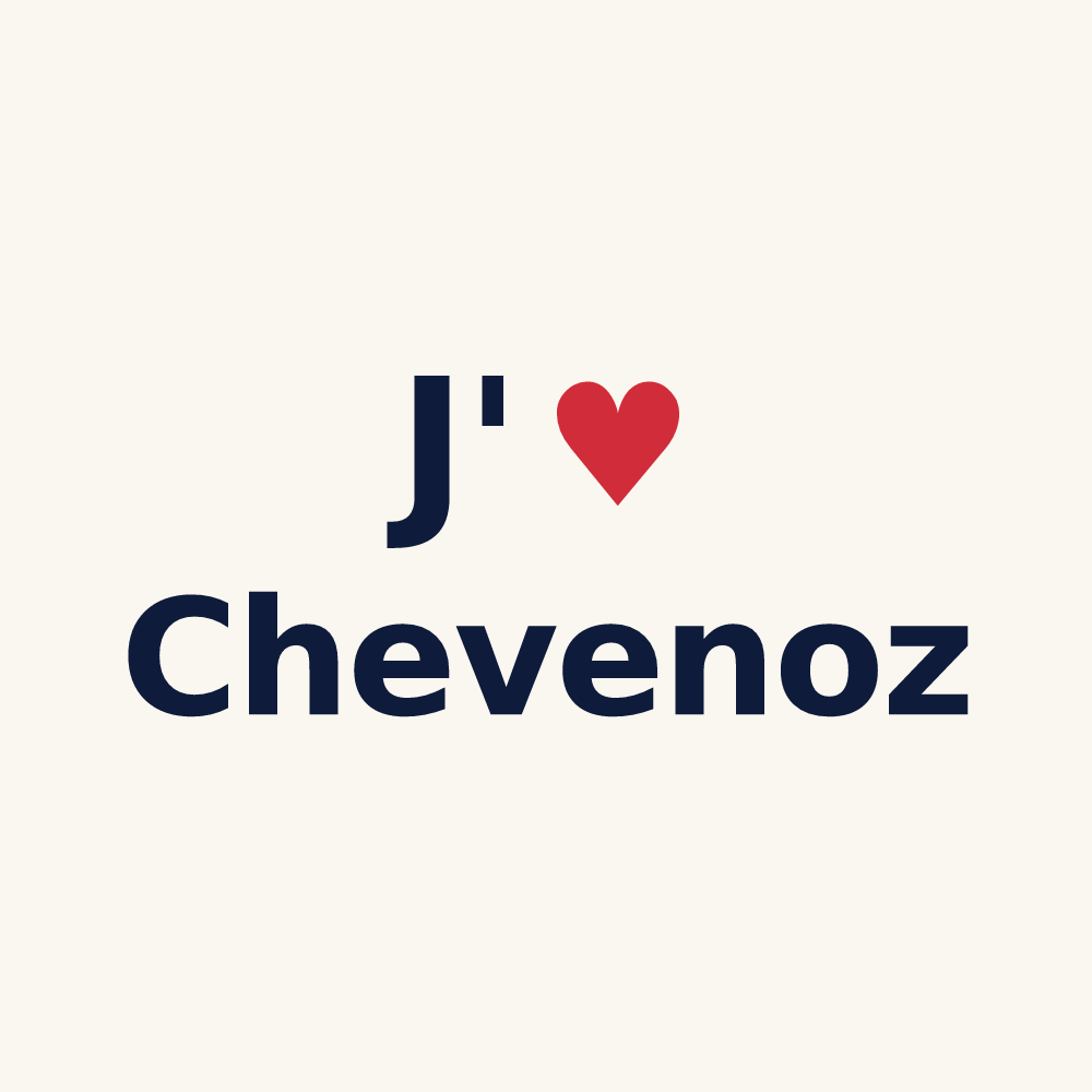 Tasse personnalisée Chevenoz — design J'aime Chevenoz