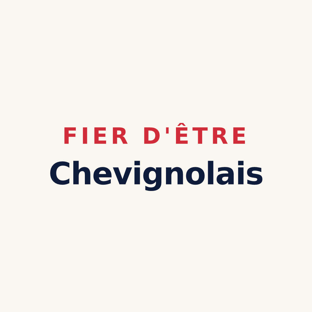 Tasse « Fier d'être Chevignolais » — design pour Chevigney-sur-l'Ognon