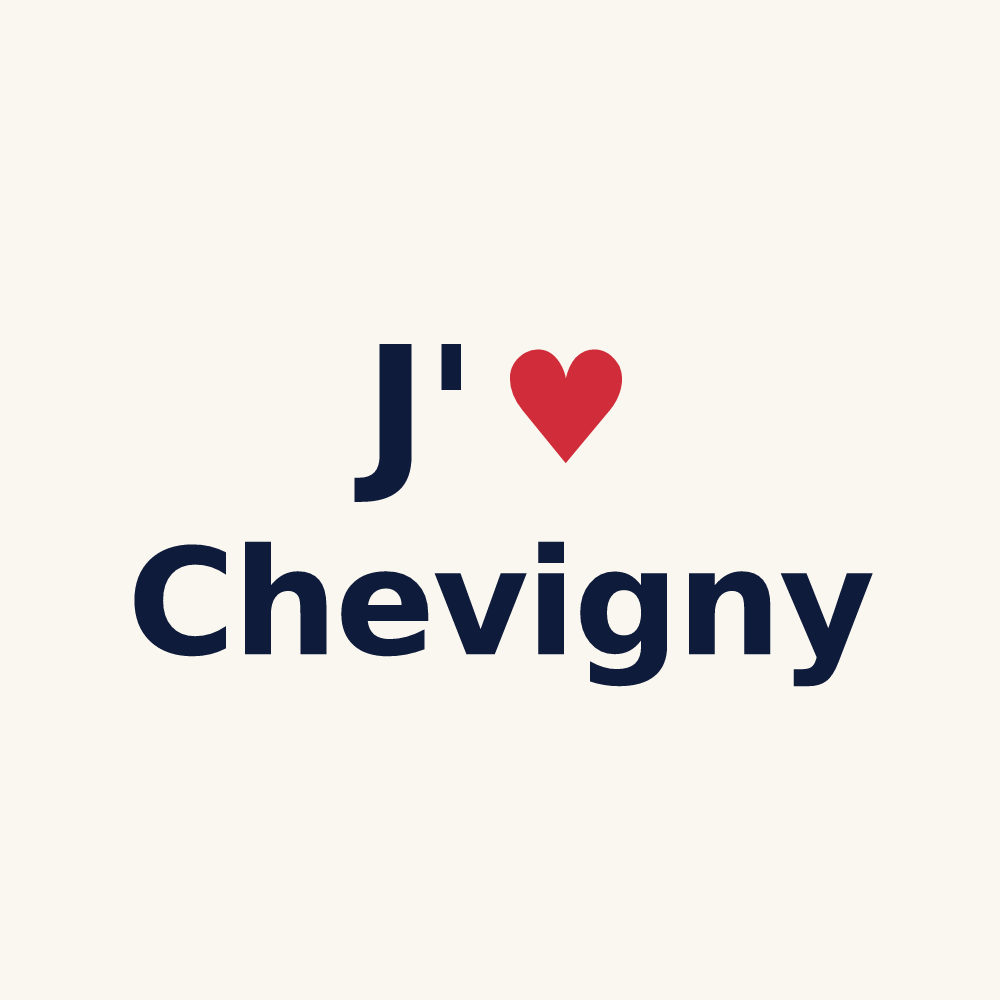 Tasse personnalisée Chevigny — design J'aime Chevigny