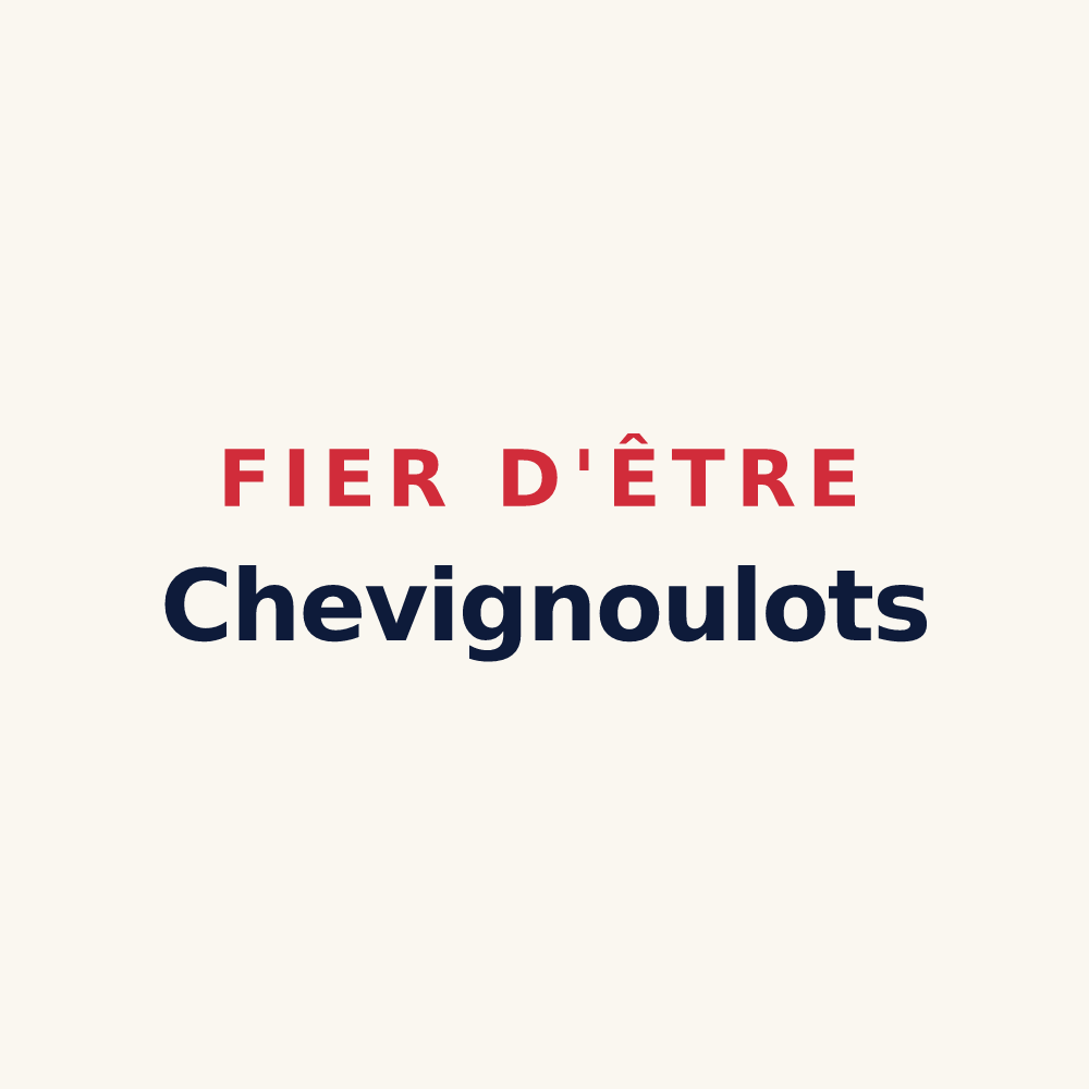 Tasse « Fier d'être Chevignoulots » — design pour Chevigny
