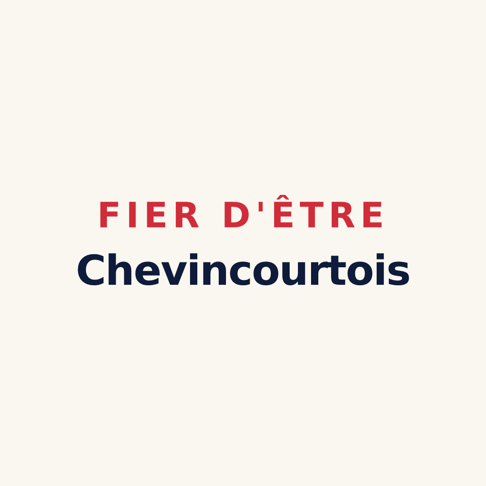 Tasse « Fier d'être Chevincourtois » — design pour Chevincourt