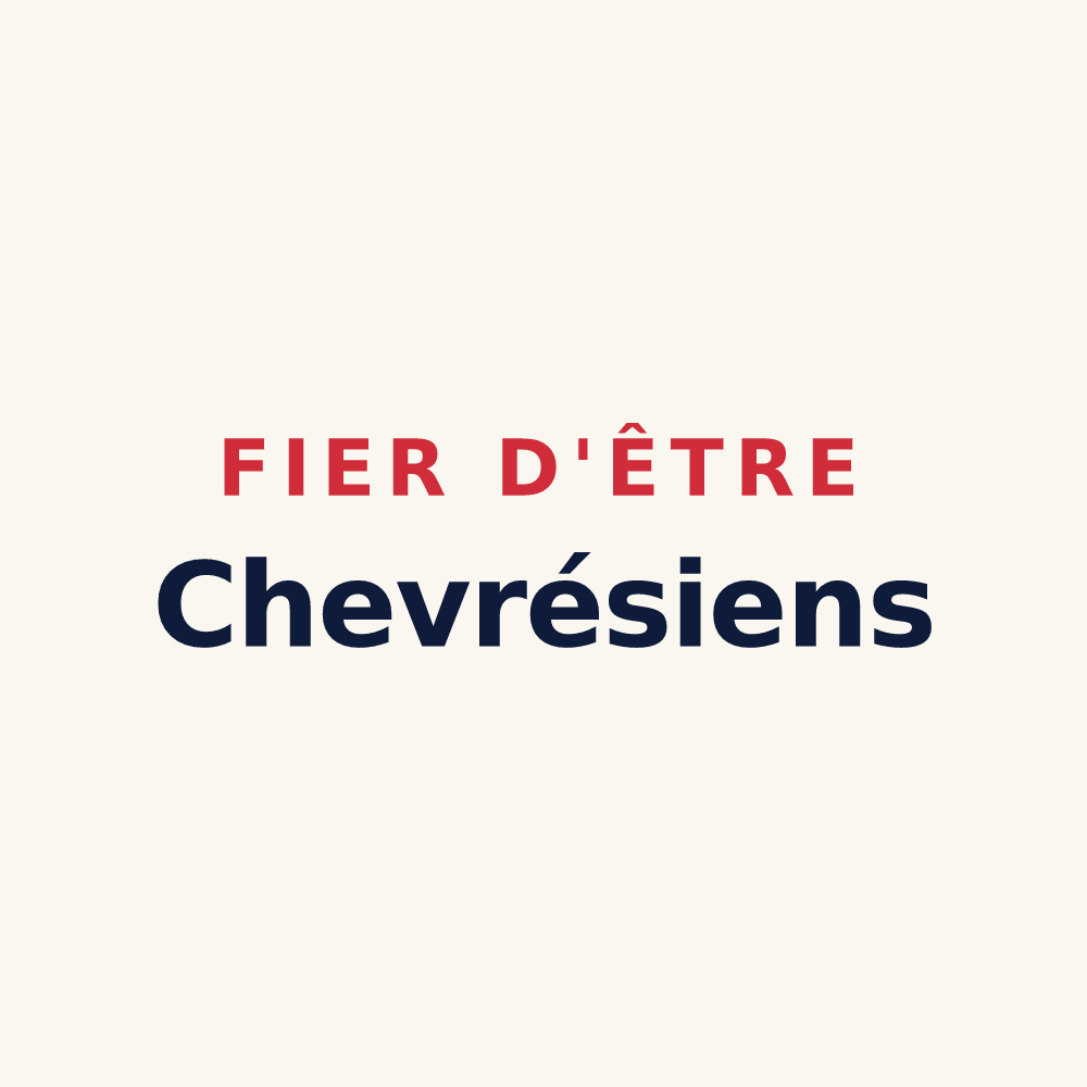Tasse « Fier d'être Chevrésiens » — design pour Chevresis-Monceau