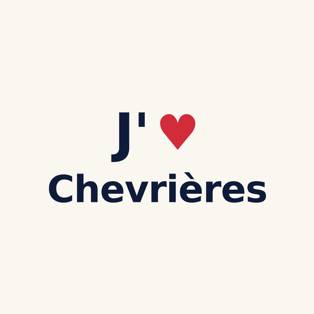 Tasse personnalisée Chevrières — design J'aime Chevrières