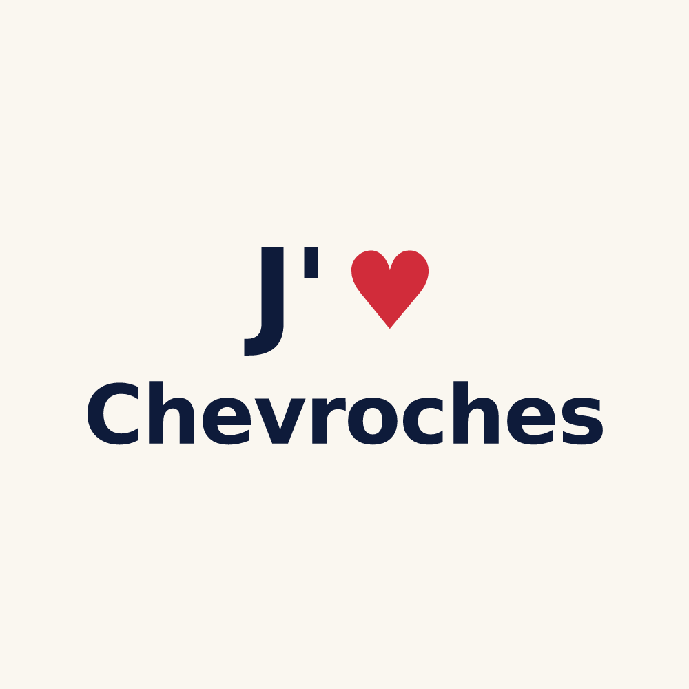 Tasse personnalisée Chevroches — design J'aime Chevroches