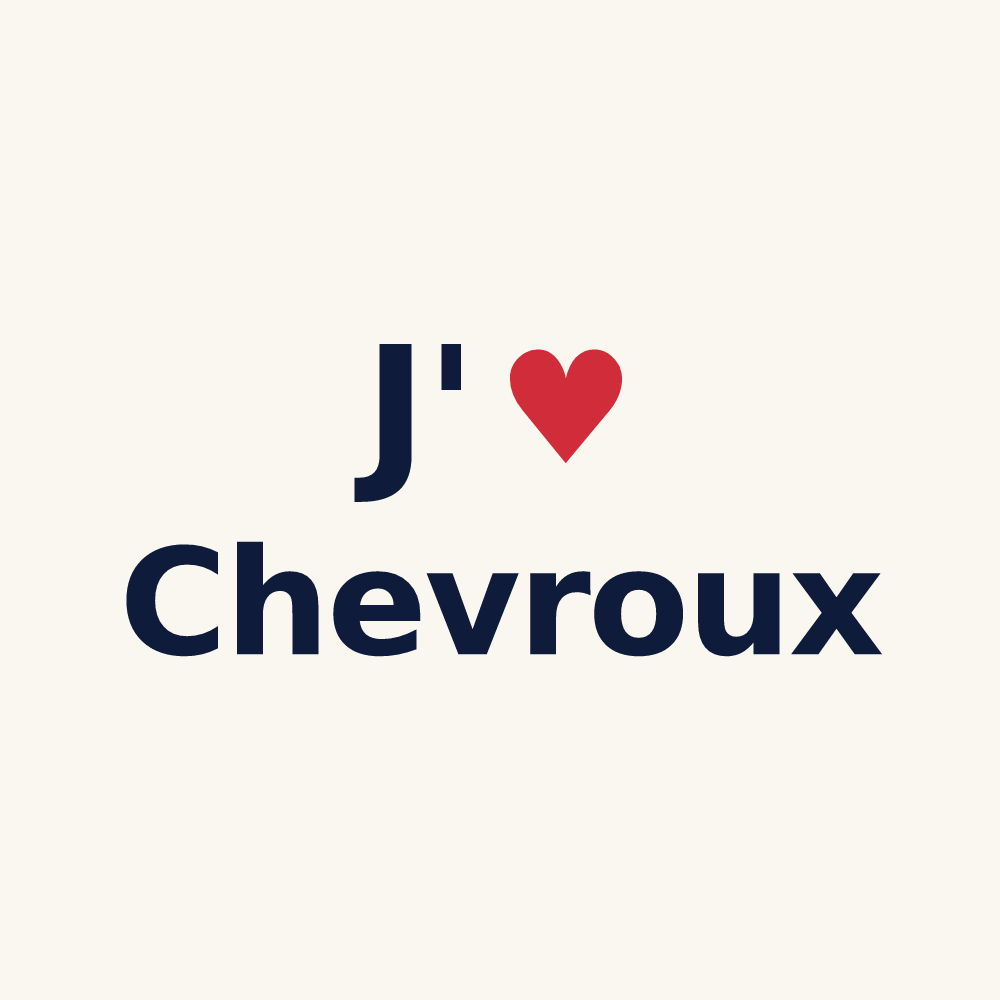 Tasse personnalisée Chevroux — design J'aime Chevroux