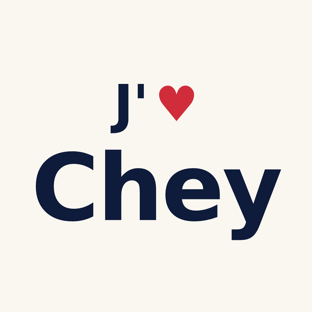 Tasse personnalisée Chey — design J'aime Chey
