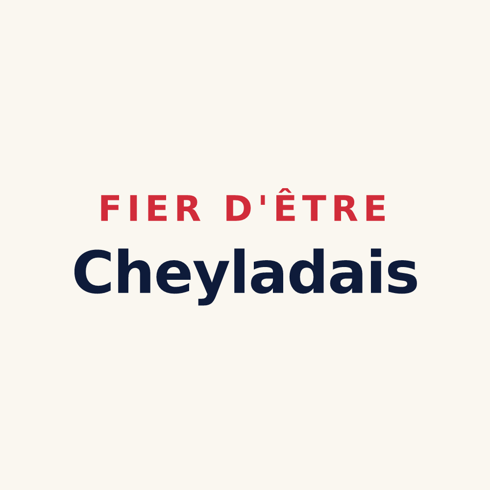 Tasse « Fier d'être Cheyladais » — design pour Cheylade