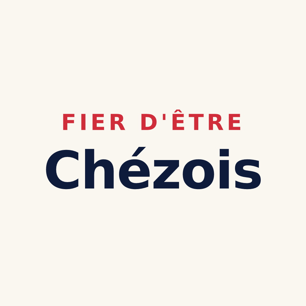 Tasse « Fier d'être Chézois » — design pour Chèze