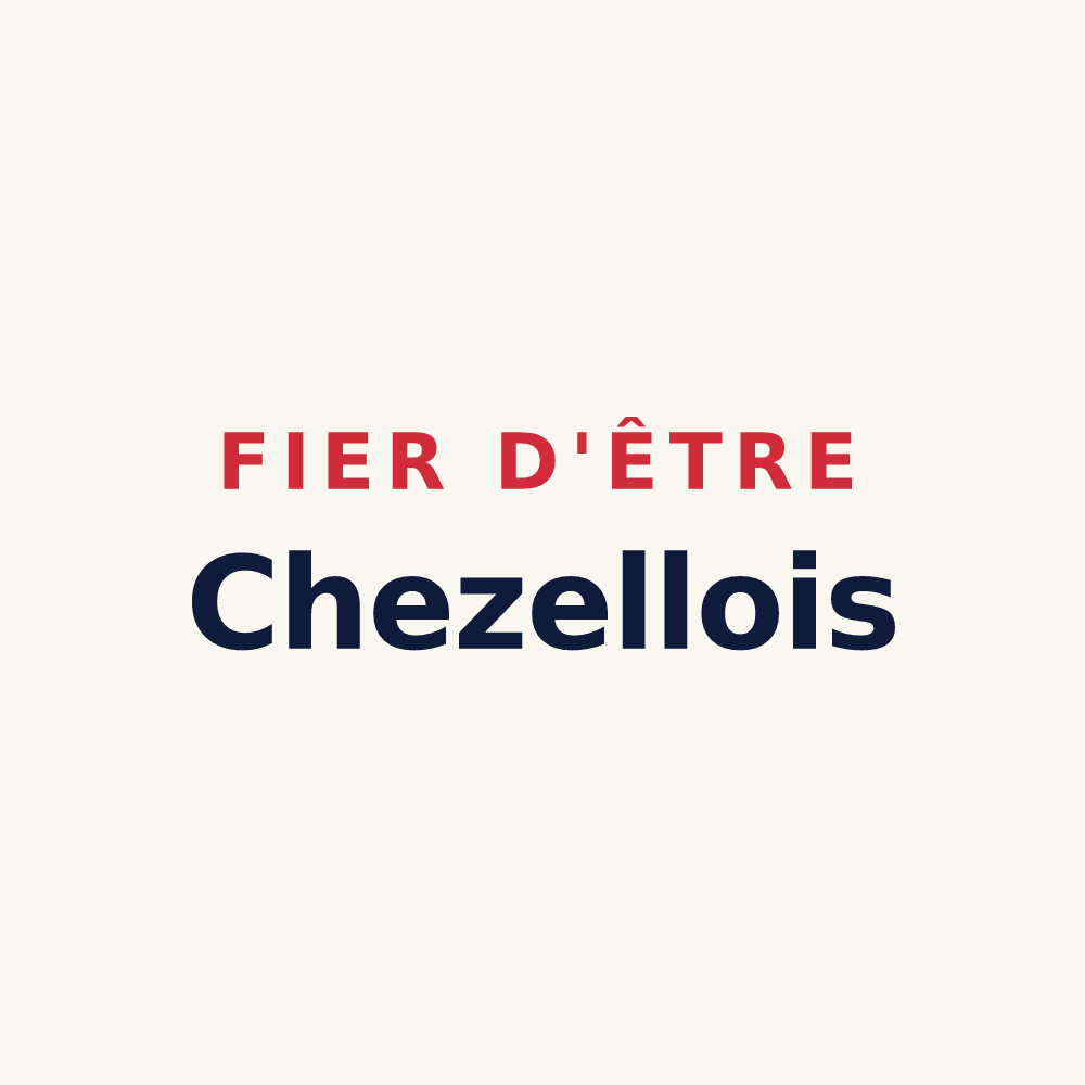 Tasse « Fier d'être Chezellois » — design pour Chezelle